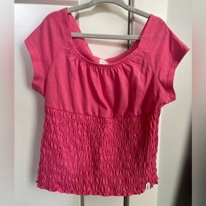 Barbie pink- girls top size 7/8 Abercrombie kids